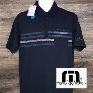 NEW Travis Mathew Performance Golf Polo Shirt S